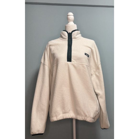 Hollister Men’s M Jacket Fleece Pullover Half-Zip Fall Cool Weather Cozy Soft - Picture 1 of 9